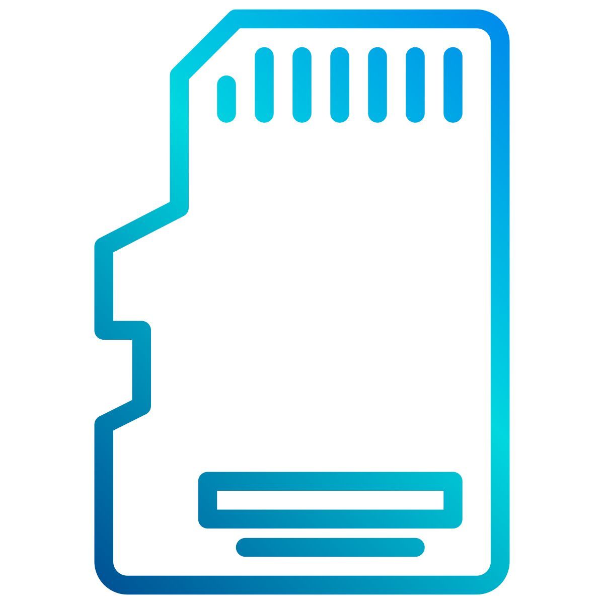 micro sd card icon