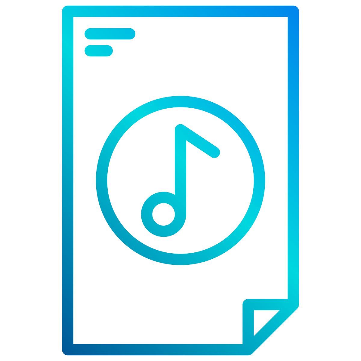 music file icon