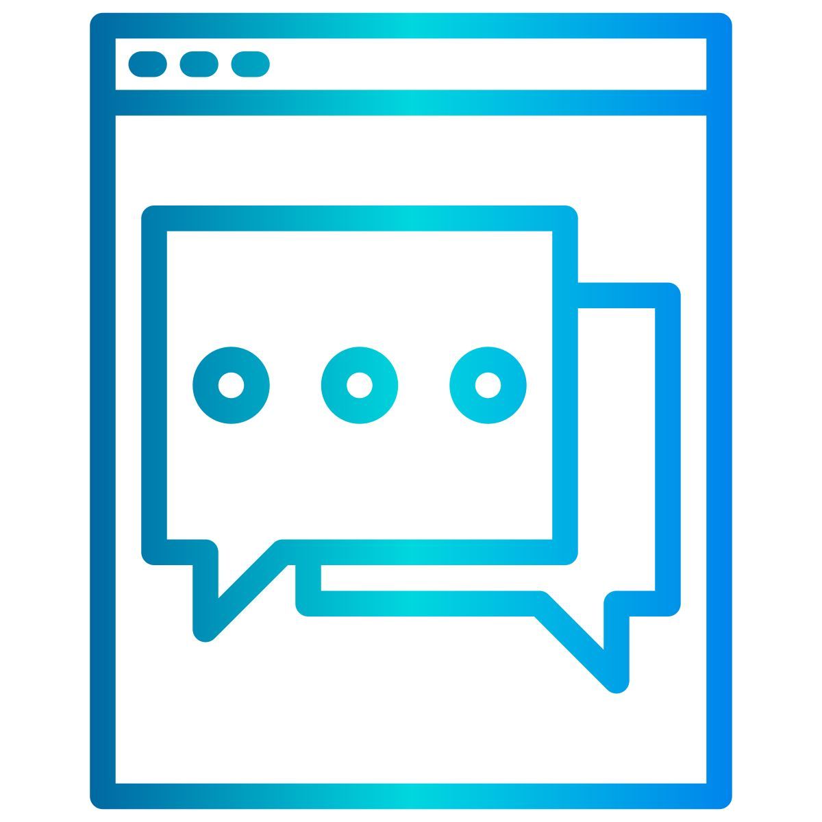 online chat icon