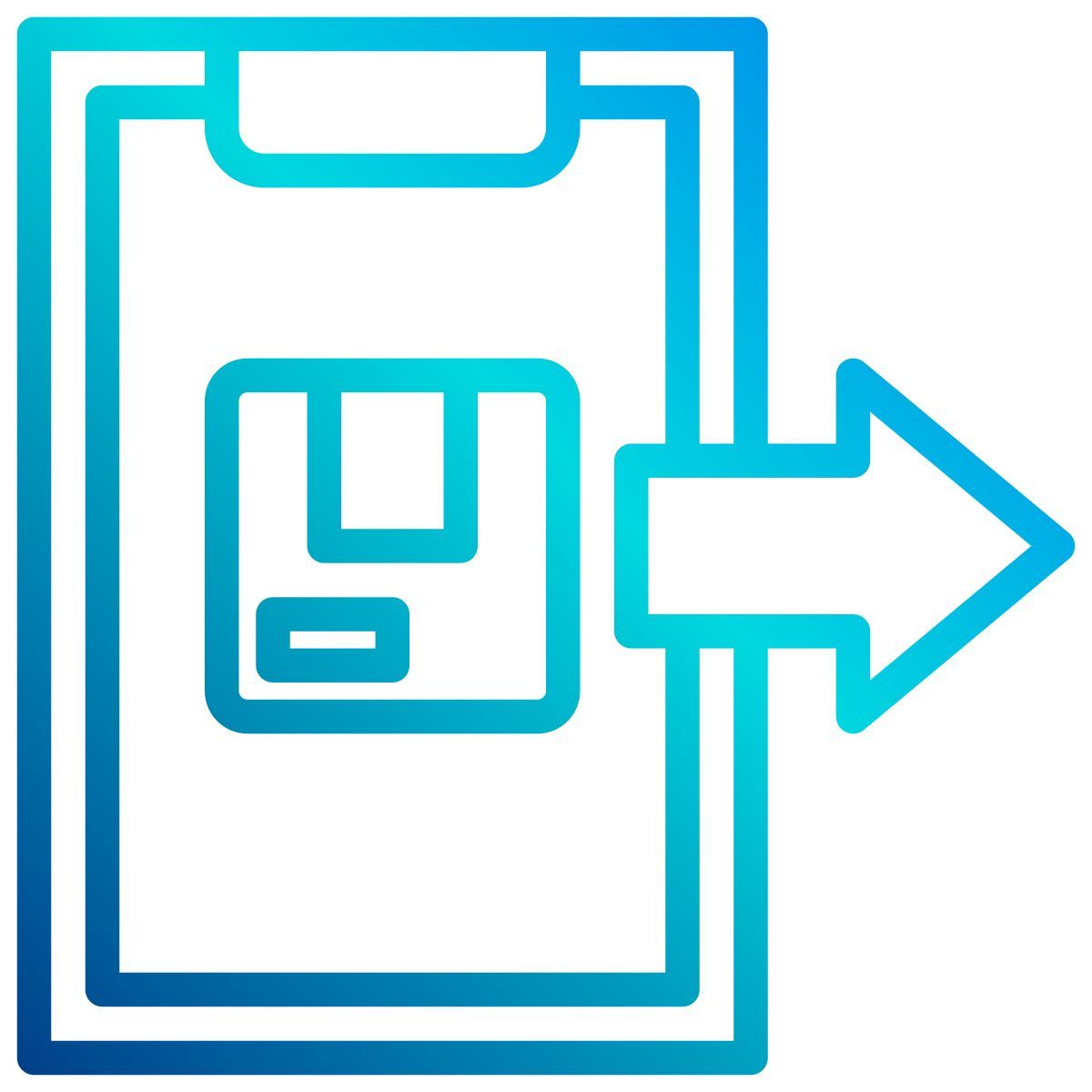 delivery contract icon