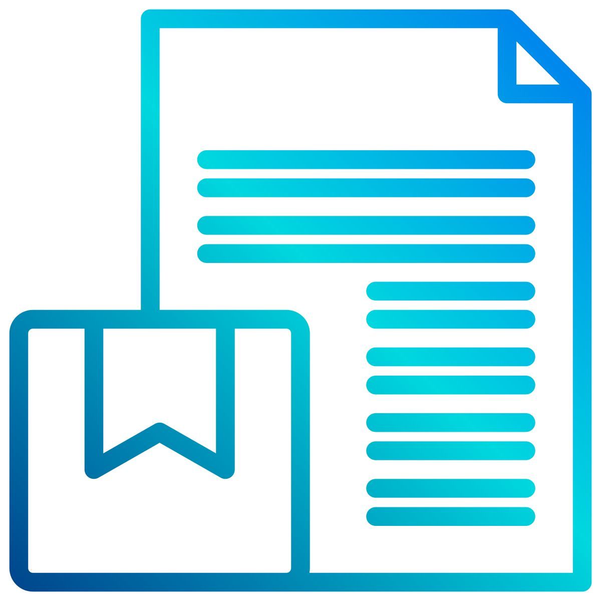 delivery contract icon