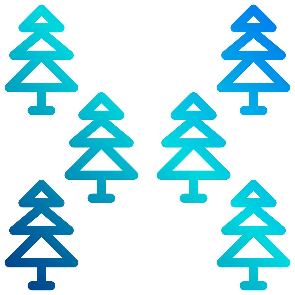 pine trees icon