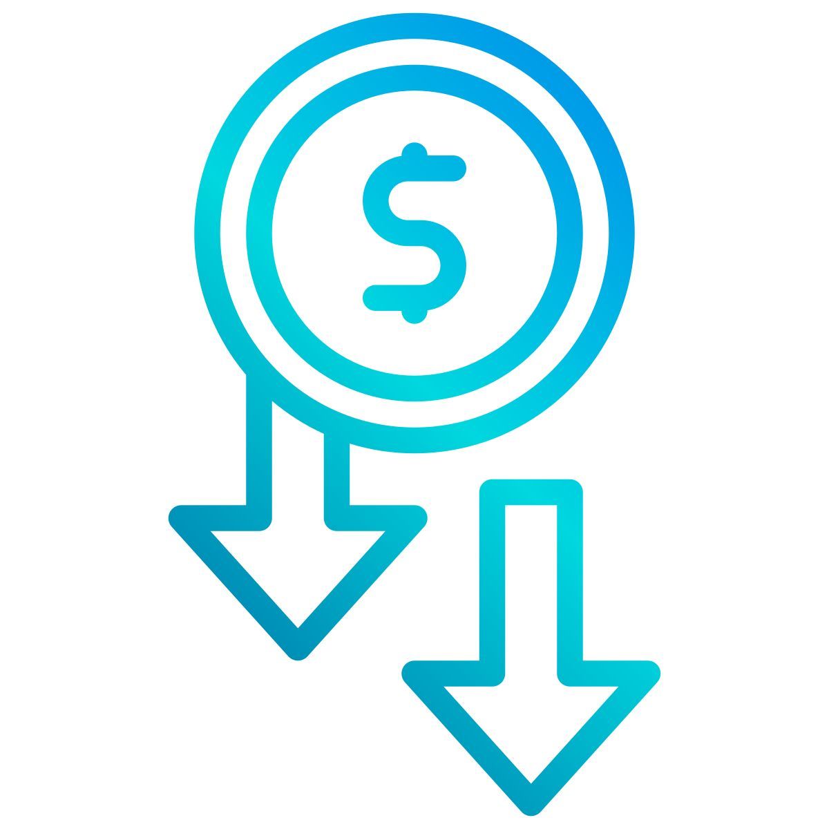 price down icon