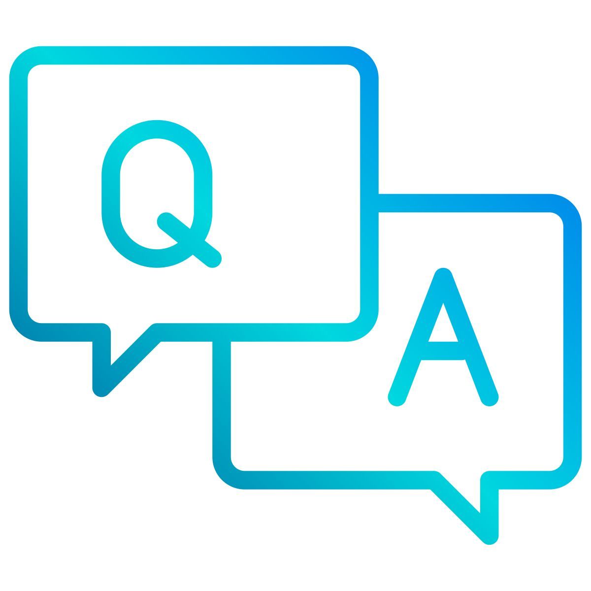 question and answer icon