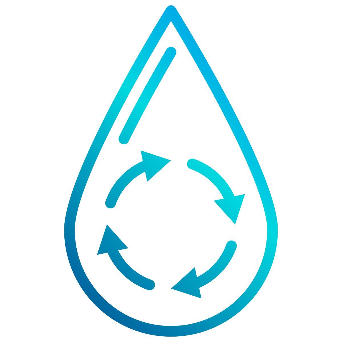 water recycle icon