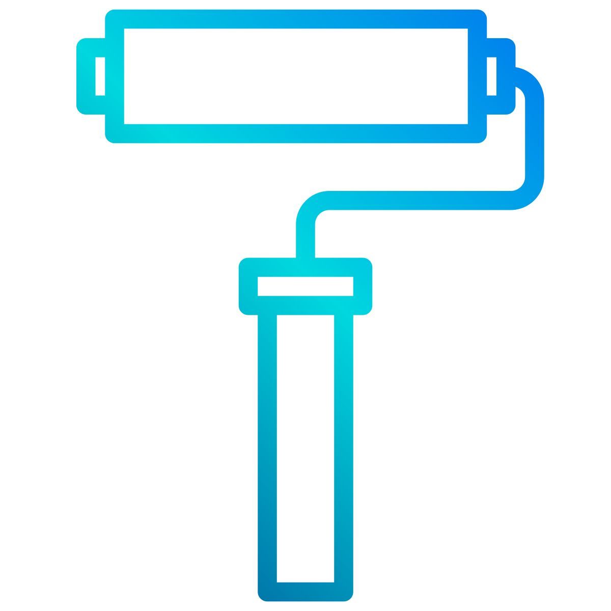 roller brush icon