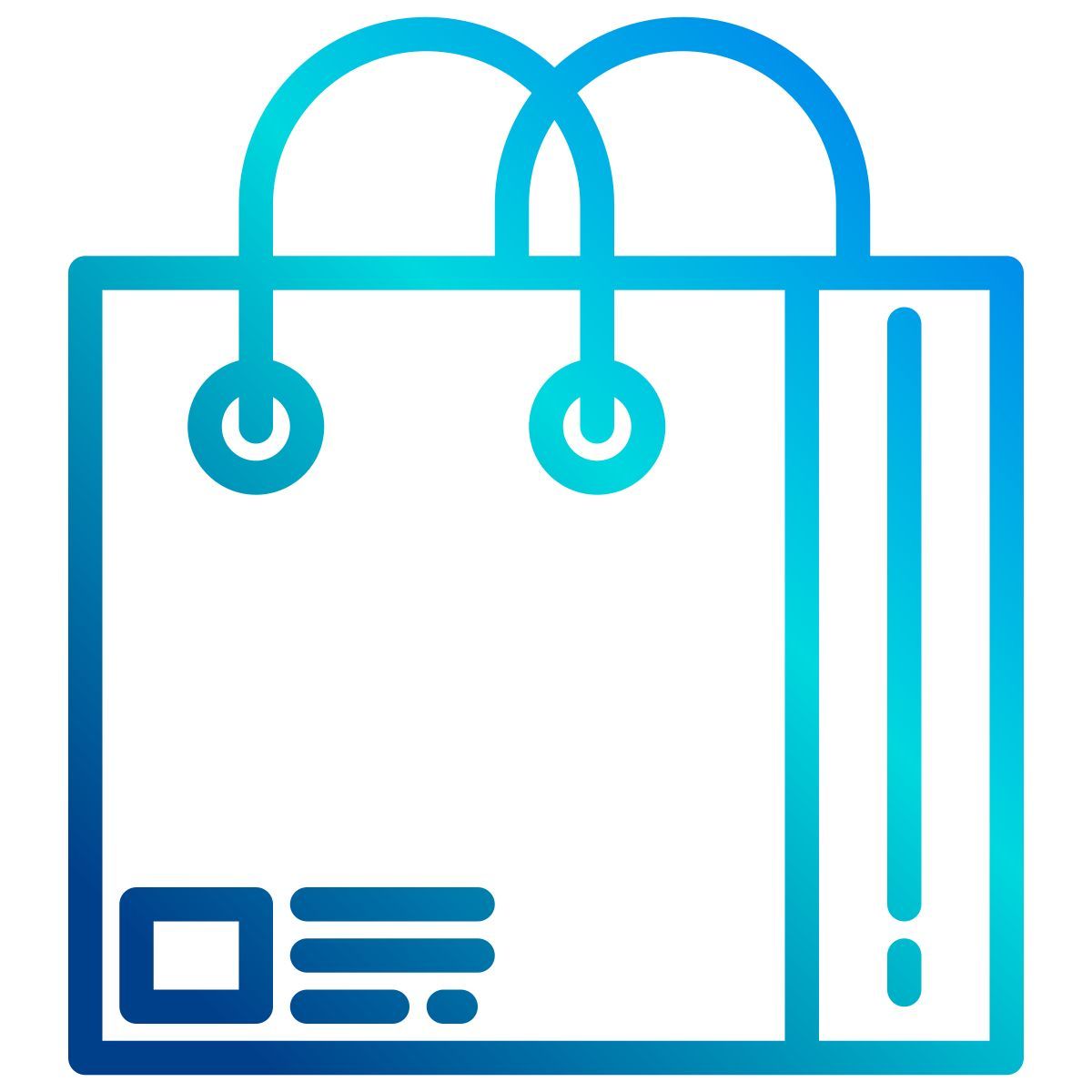 shopping bag icon