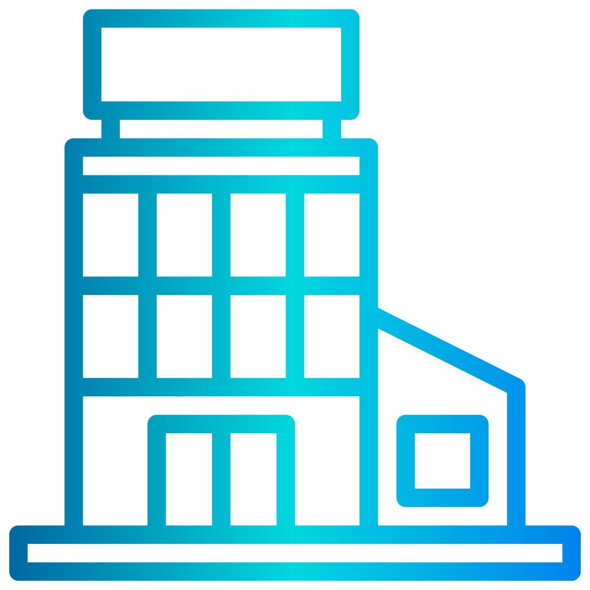shopping mall icon