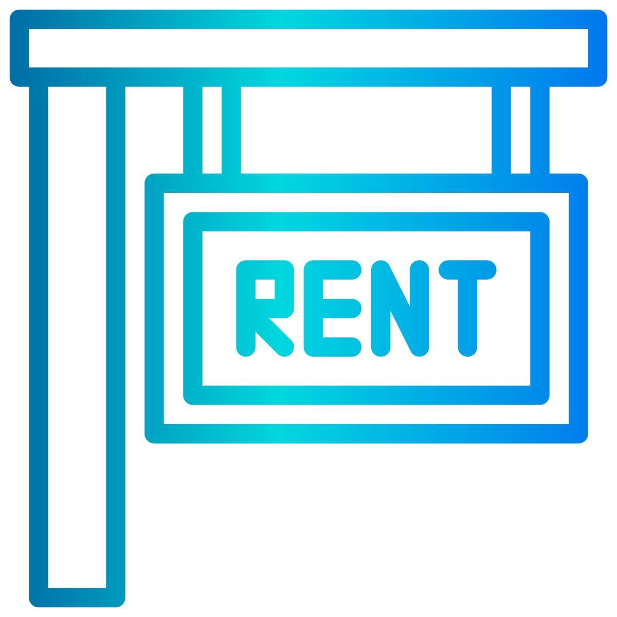 rent sign icon
