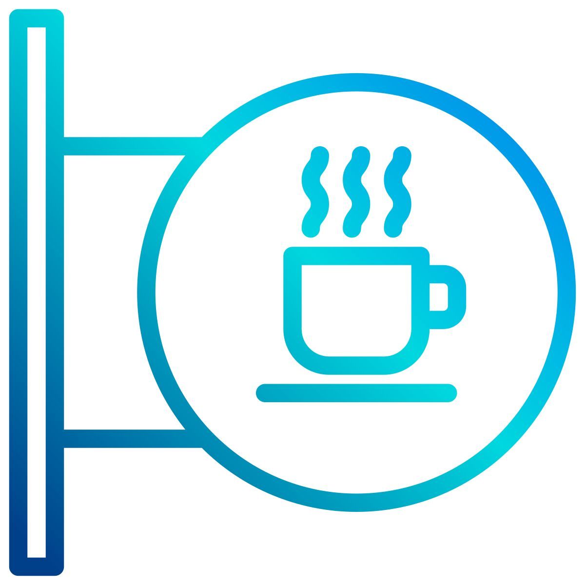 coffeshop sign icon