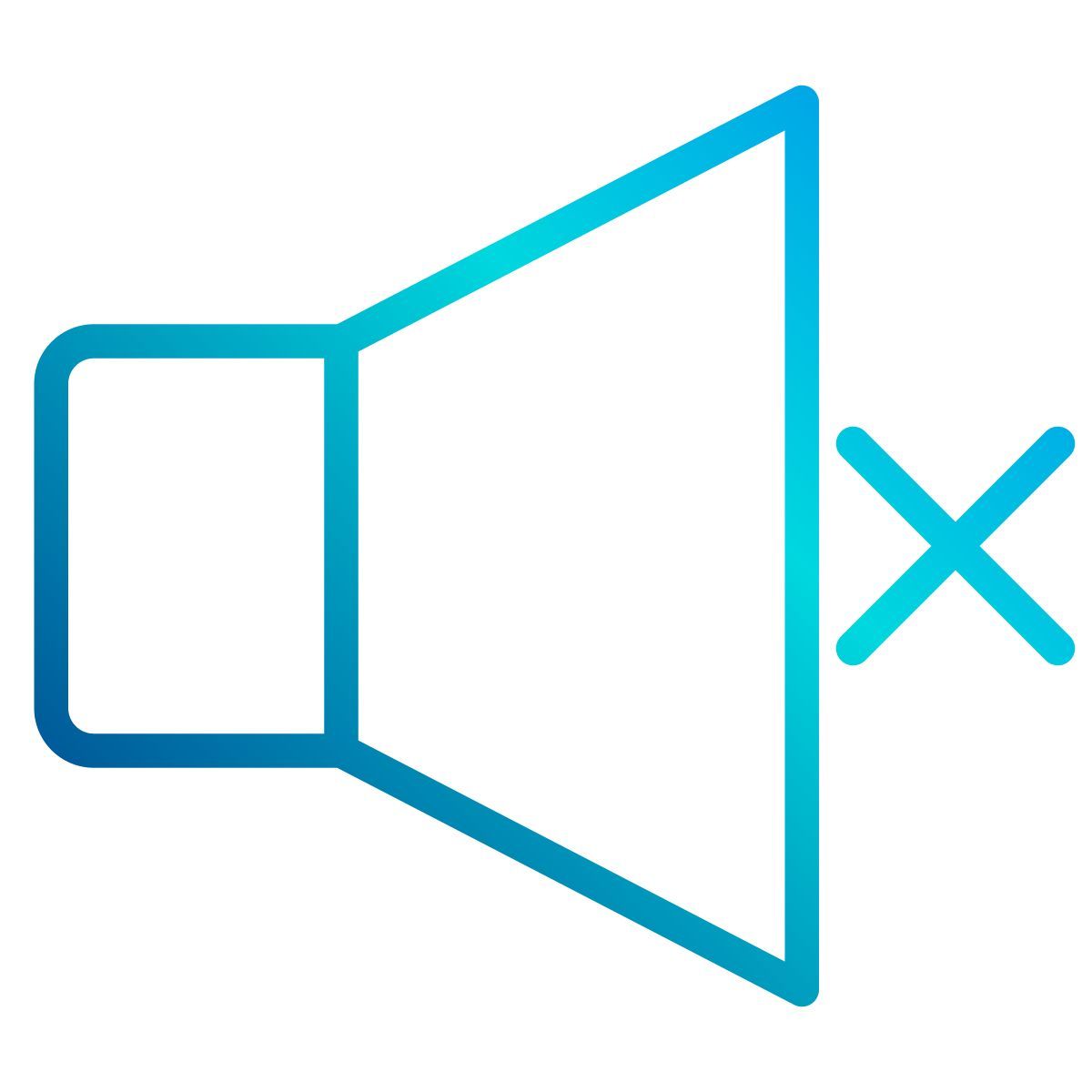 mute sound icon