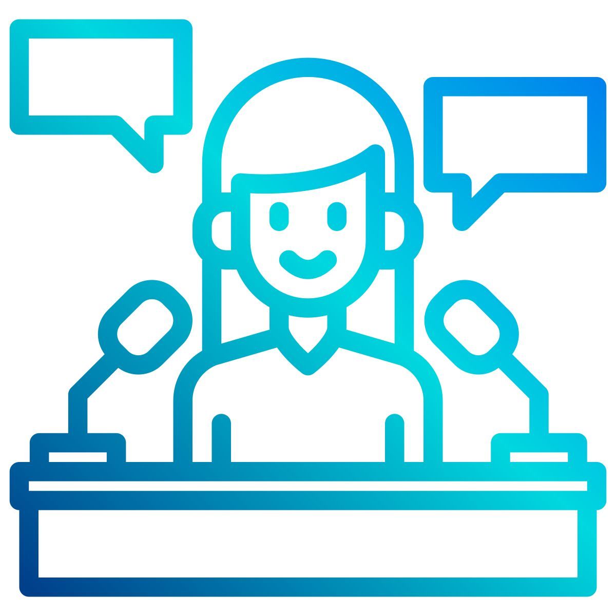 gefüllte sprechblase icon