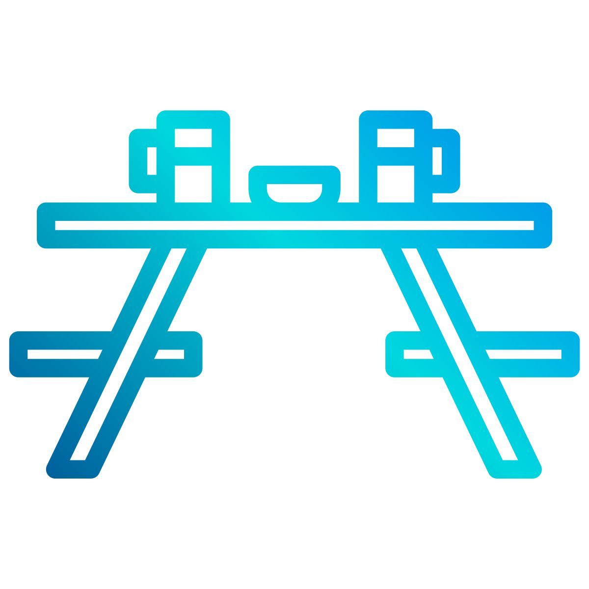 picnic table icon