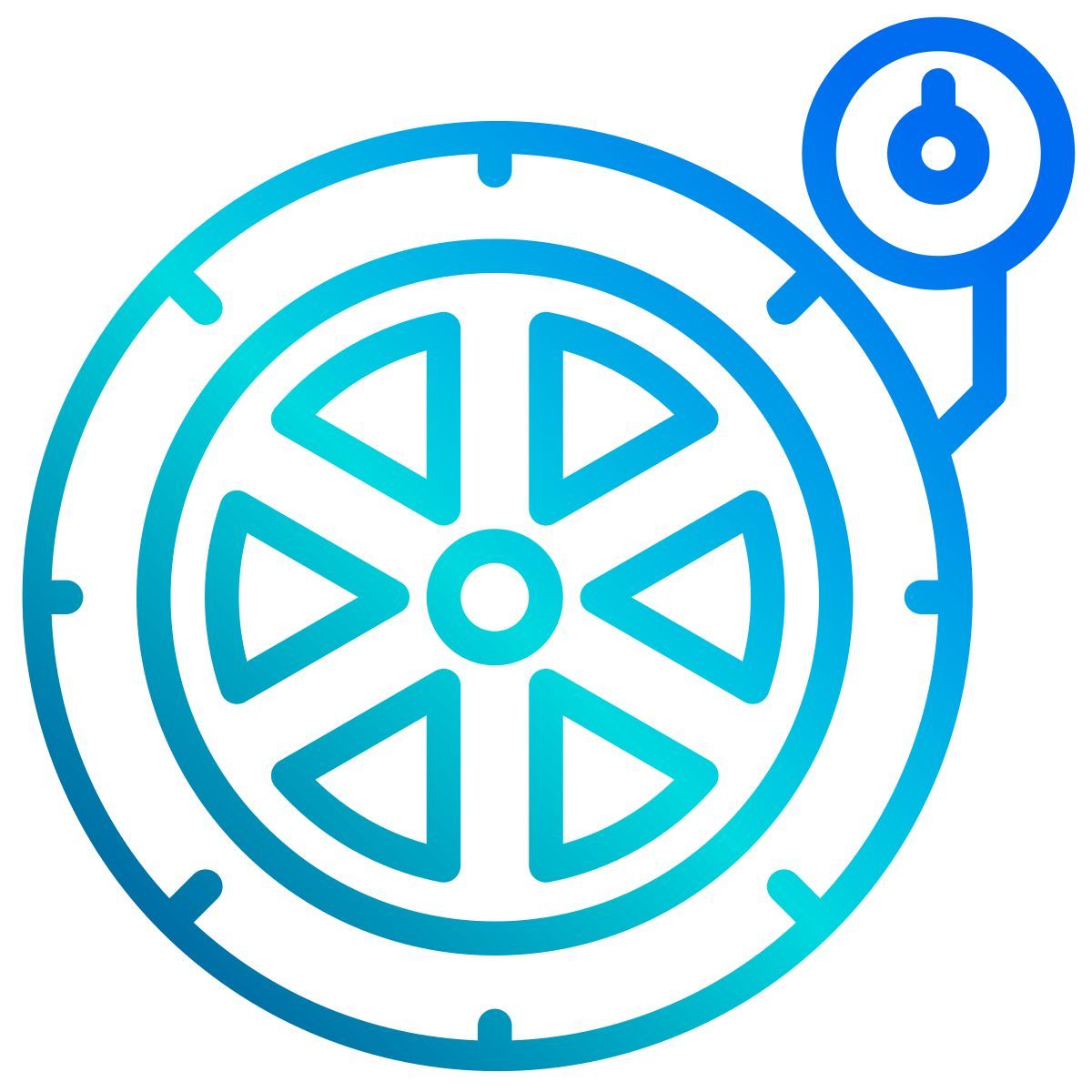 pressione dei pneumatici icon