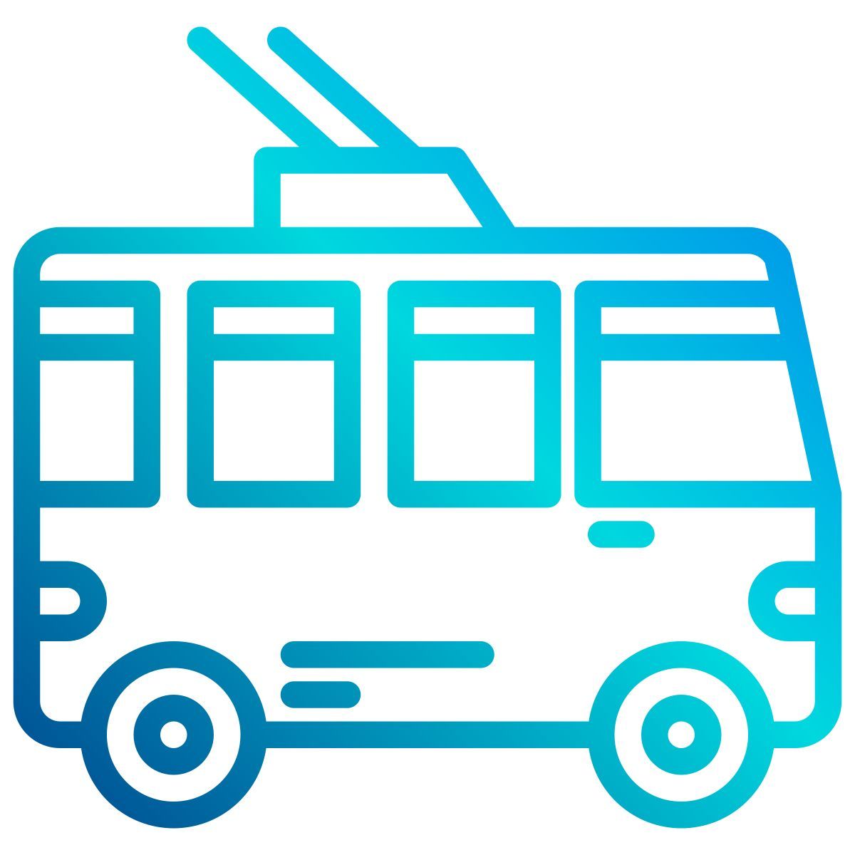 ônibus elétrico icon