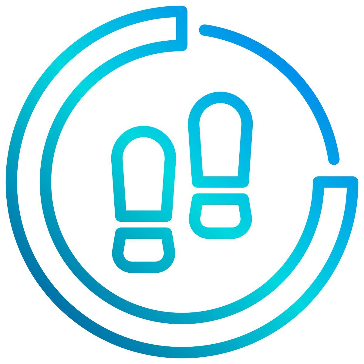 footsteps icon