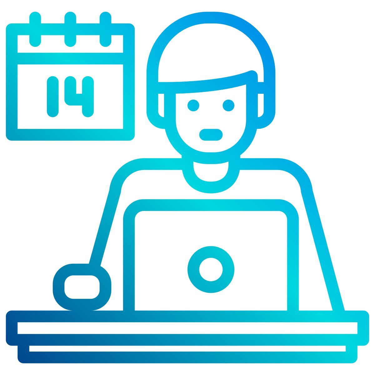 work from home icon