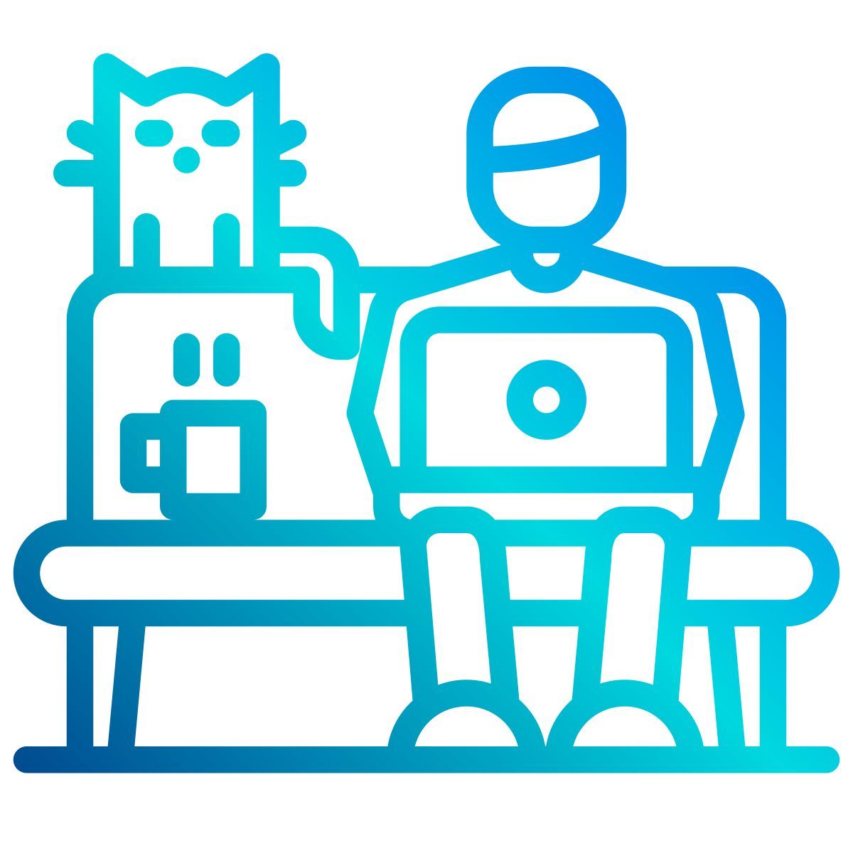 Travail à domicile icon