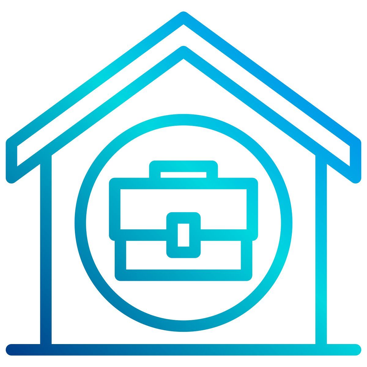 work from home icon