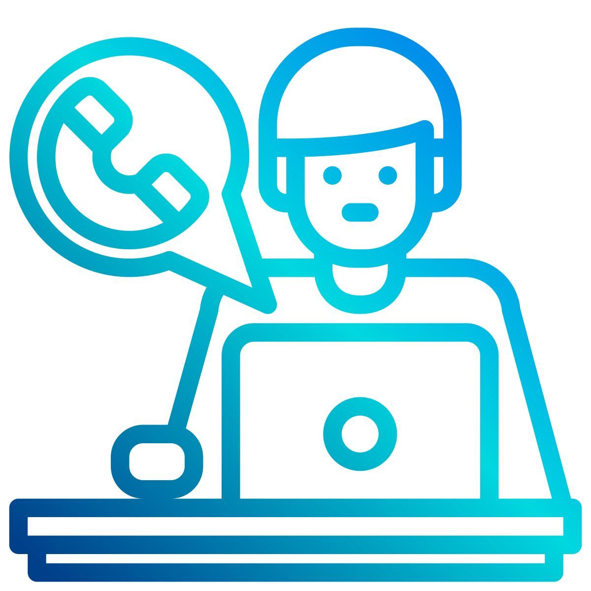work from home icon