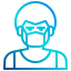 external afro-mask-avatar-xnimrodx-lineal-gradient-xnimrodx icon