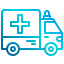 external ambulance-hospital-and-healthcare-xnimrodx-lineal-gradient-xnimrodx icon