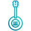 external banjo-music-xnimrodx-lineal-gradient-xnimrodx icon