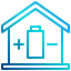 external battery-smart-home-xnimrodx-lineal-gradient-xnimrodx icon