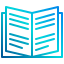 external book-education-xnimrodx-lineal-gradient-xnimrodx-3 icon
