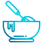 external bowl-kitchen-and-cooking-xnimrodx-lineal-gradient-xnimrodx icon