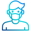 external boy-mask-avatar-xnimrodx-lineal-gradient-xnimrodx-2 icon