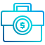 external briefcase-fintech-xnimrodx-lineal-gradient-xnimrodx icon