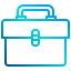 external briefcase-organization-xnimrodx-lineal-gradient-xnimrodx-4 icon