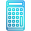 external calculator-delivery-xnimrodx-lineal-gradient-xnimrodx icon
