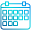 external calendar-office-xnimrodx-lineal-gradient-xnimrodx icon