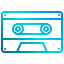 external cassette-music-and-song-xnimrodx-lineal-gradient-xnimrodx icon
