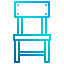 external chair-furniture-and-decoration-xnimrodx-lineal-gradient-xnimrodx icon