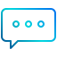 external chat-bubble-customer-service-xnimrodx-lineal-gradient-xnimrodx icon
