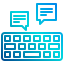 external chat-social-media-xnimrodx-lineal-gradient-xnimrodx icon