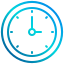 external clock-project-management-xnimrodx-lineal-gradient-xnimrodx icon