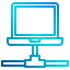 external laptop-data-backup-xnimrodx-lineal-gradient-xnimrodx icon