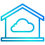 external smart-home-data-backup-xnimrodx-lineal-gradient-xnimrodx icon