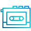 external tape-player-entertainment-xnimrodx-lineal-gradient-xnimrodx icon