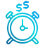 external time-is-money-passive-income-xnimrodx-lineal-gradient-xnimrodx icon