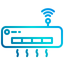 external air-conditioner-smart-home-living-xnimrodx-lineal-gradient-xnimrodx icon