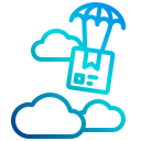 external airdrop-delivery-and-drop-ship-xnimrodx-lineal-gradient-xnimrodx icon