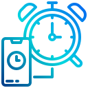 external alarm-internet-of-things-xnimrodx-lineal-gradient-xnimrodx icon