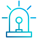 external alert-gas-station-xnimrodx-lineal-gradient-xnimrodx icon