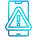 external alert-smartphone-application-xnimrodx-lineal-gradient-xnimrodx icon