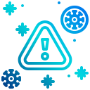 external alert-virus-xnimrodx-lineal-gradient-xnimrodx icon